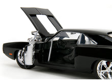 Load image into Gallery viewer, 1970 Dodge Charger Black with Race Interior &quot;Fast &amp; Furious&quot; Movie 1/24 Diecast Model Car by Jada Jada
