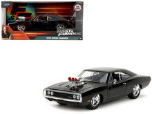 Load image into Gallery viewer, 1970 Dodge Charger Black with Race Interior &quot;Fast &amp; Furious&quot; Movie 1/24 Diecast Model Car by Jada Jada
