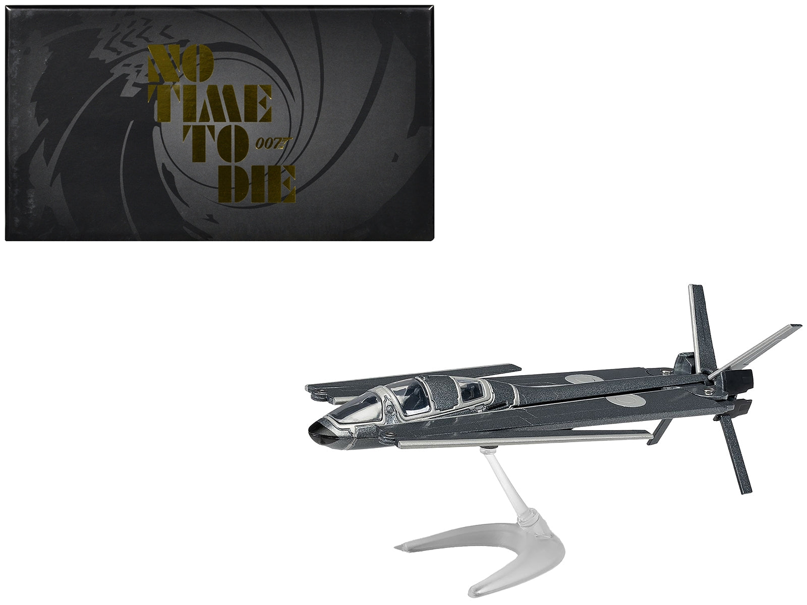 Q Glider Gray Metallic James Bond 007 "No Time To Die" (2021) Movie Diecast Model by Corgi Corgi