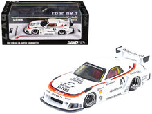 Load image into Gallery viewer, Mazda RX7 (FD3S) LB-Super-Silhouette RHD (Right Hand Drive) #41 White with Stripes and Graphics 1/64 Diecast Model Car by Inno Models Inno Models
