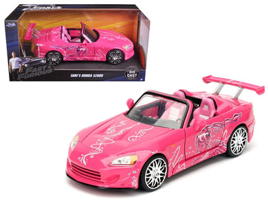 Suki's 2001 Honda S2000 Convertible Pink with Graphics 