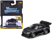 Load image into Gallery viewer, 1995-97 Toyota Supra (MK4) Matt Black 1/64 Diecast Model Car by Muscle Machines Muscle Machines
