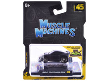 Load image into Gallery viewer, 1995-97 Toyota Supra (MK4) Matt Black 1/64 Diecast Model Car by Muscle Machines Muscle Machines
