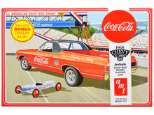 Load image into Gallery viewer, Skill 3 Model Kit 1968 Chevrolet El Camino SS and Soap Box Derby Racing Car 2 in 1 Kit &quot;Coca-Cola&quot; 1/25 Scale Model Car by AMT AMT
