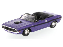 Load image into Gallery viewer, 1970 Dodge Challenger R/T Convertible Purple 1/24 Diecast Model Car by Maisto Maisto
