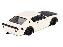 Load image into Gallery viewer, Nissan Skyline Kenmeri &quot;Liberty Walk&quot; RHD (Right Hand Drive) White with Matt Black Hood Limited Edition to 9600 pieces Worldwide 1/64 Diecast Model Car by Mini GT Mini GT
