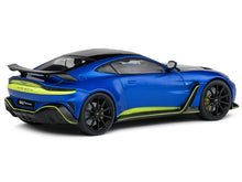 Load image into Gallery viewer, Aston Martin V12 Vantage Blue Metallic with Black Hood and Top 1/43 Diecast Model Car by Solido Solido
