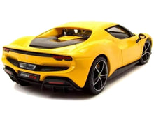 Load image into Gallery viewer, Ferrari 296 GTB Yellow &quot;Race + Play&quot; Series 1/18 Diecast Model Car by Bburago Bburago
