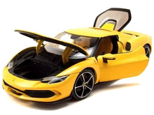 Load image into Gallery viewer, Ferrari 296 GTB Yellow &quot;Race + Play&quot; Series 1/18 Diecast Model Car by Bburago Bburago
