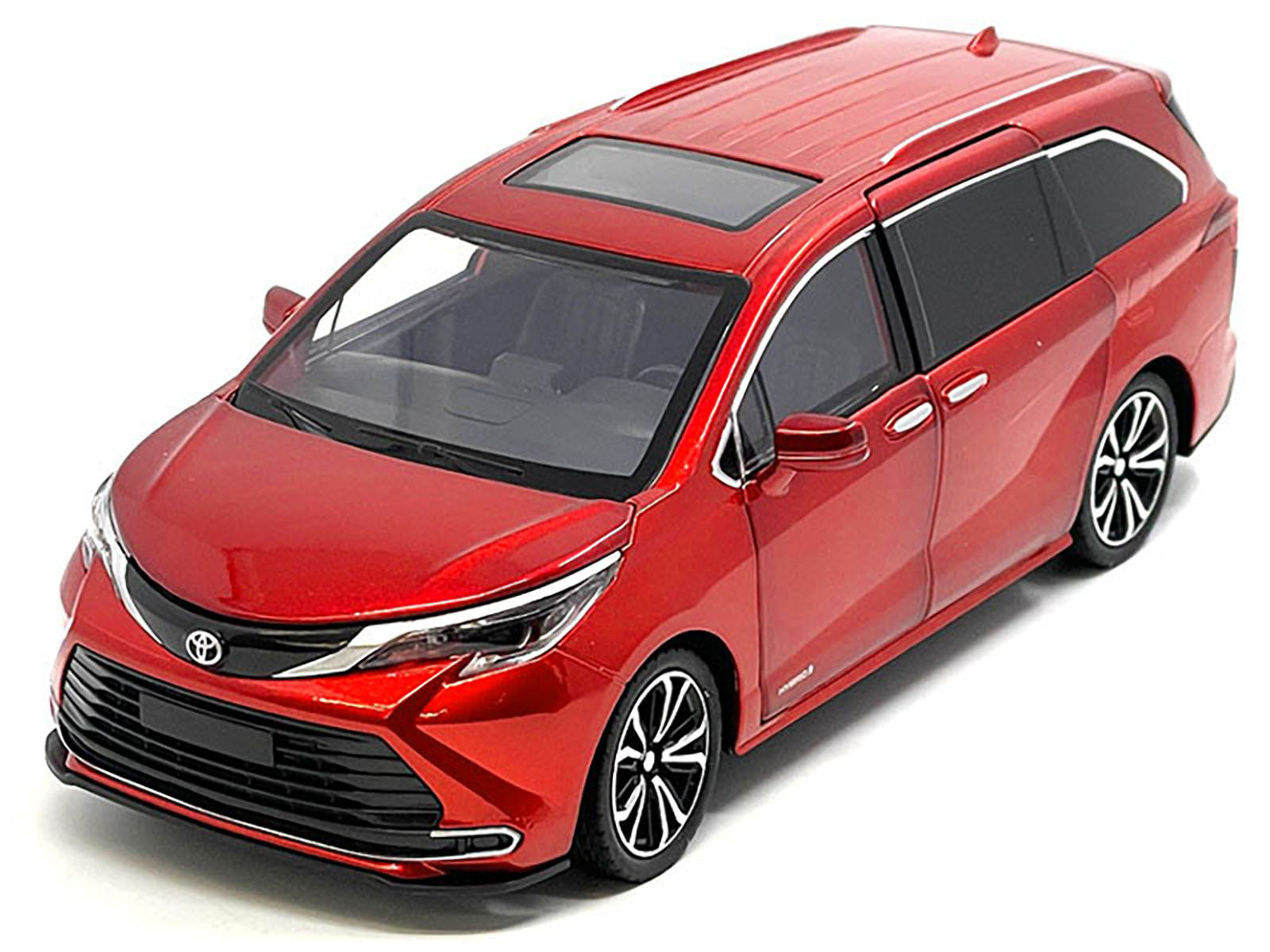 Toyota Sienna Minivan Red Metallic 1/24 Diecast Model Other