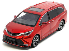 Load image into Gallery viewer, Toyota Sienna Minivan Red Metallic 1/24 Diecast Model Other
