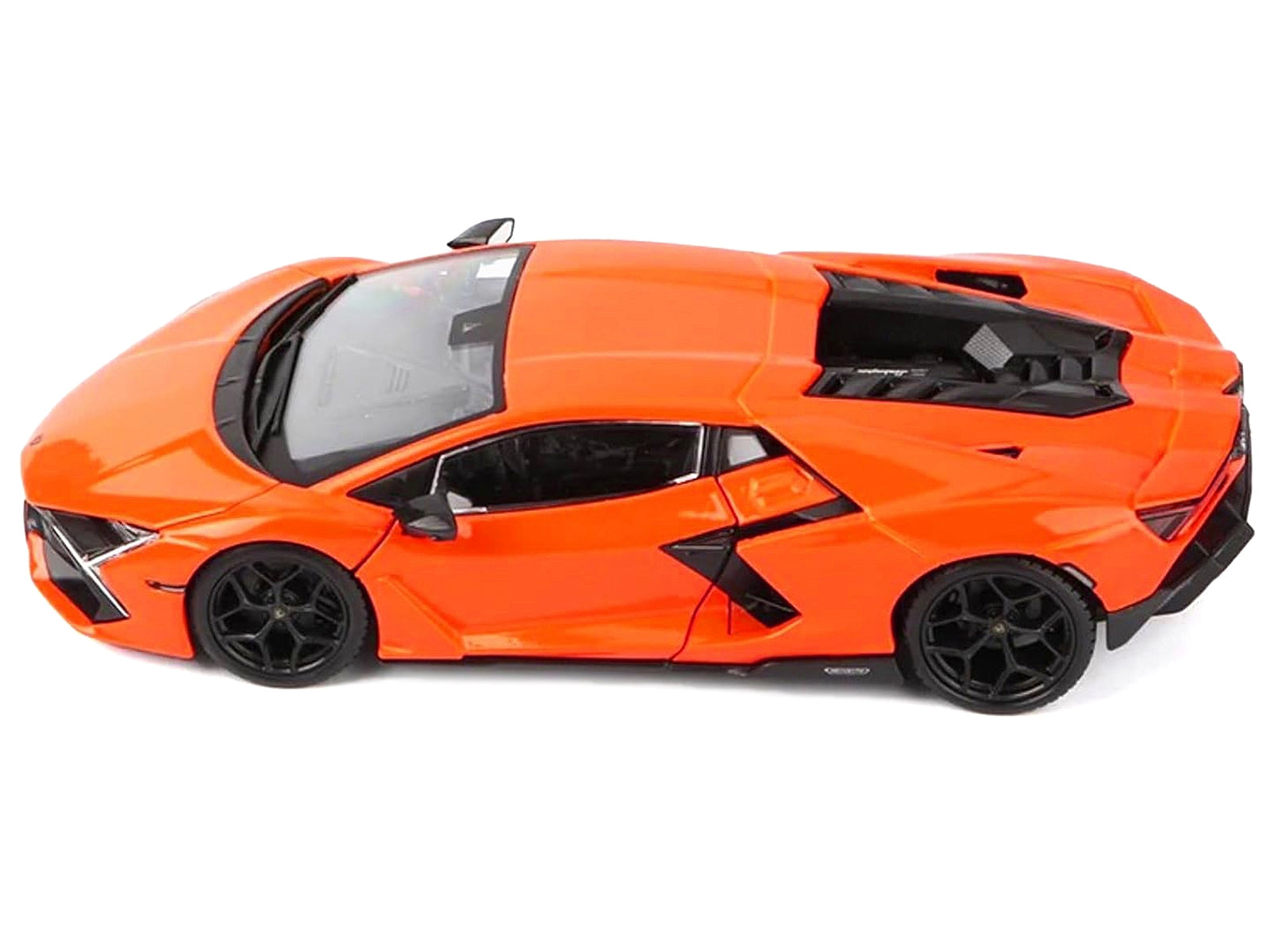 Lamborghini Revuelto Orange "Italian Design" Series 1/24 Diecast Model Car by Bburago Bburago