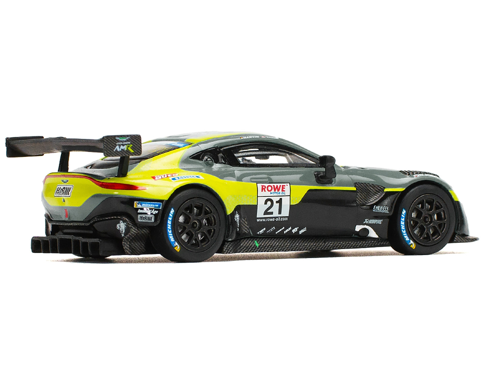 Aston Martin GT3 #21 Green Metallic "N24 2024" 1/64 Diecast Model Car by Pop Race Pop Race