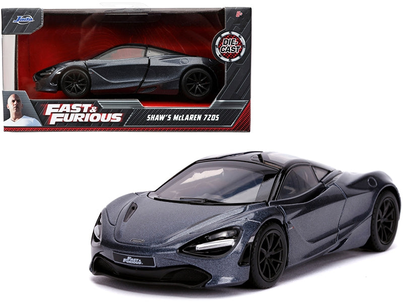 Shaw's McLaren 720S RHD (Right Hand Drive) Metallic Gray "Fast & Furious Presents: Hobbs & Shaw" (2019) Movie 1/32 Diecast Model Car by Jada Jada