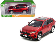 Load image into Gallery viewer, Toyota Rav4 Hybrid XSE Red Metallic with Sunroof 1/24 Diecast Model Car Other
