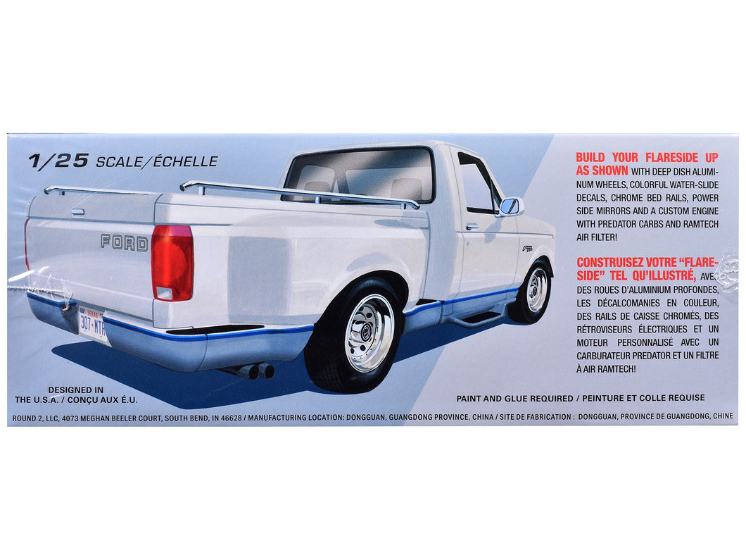 Skill 2 Model Kit 1992 Ford F-150 Flare Side Pickup Truck 1/25 Scale Model by AMT AMT