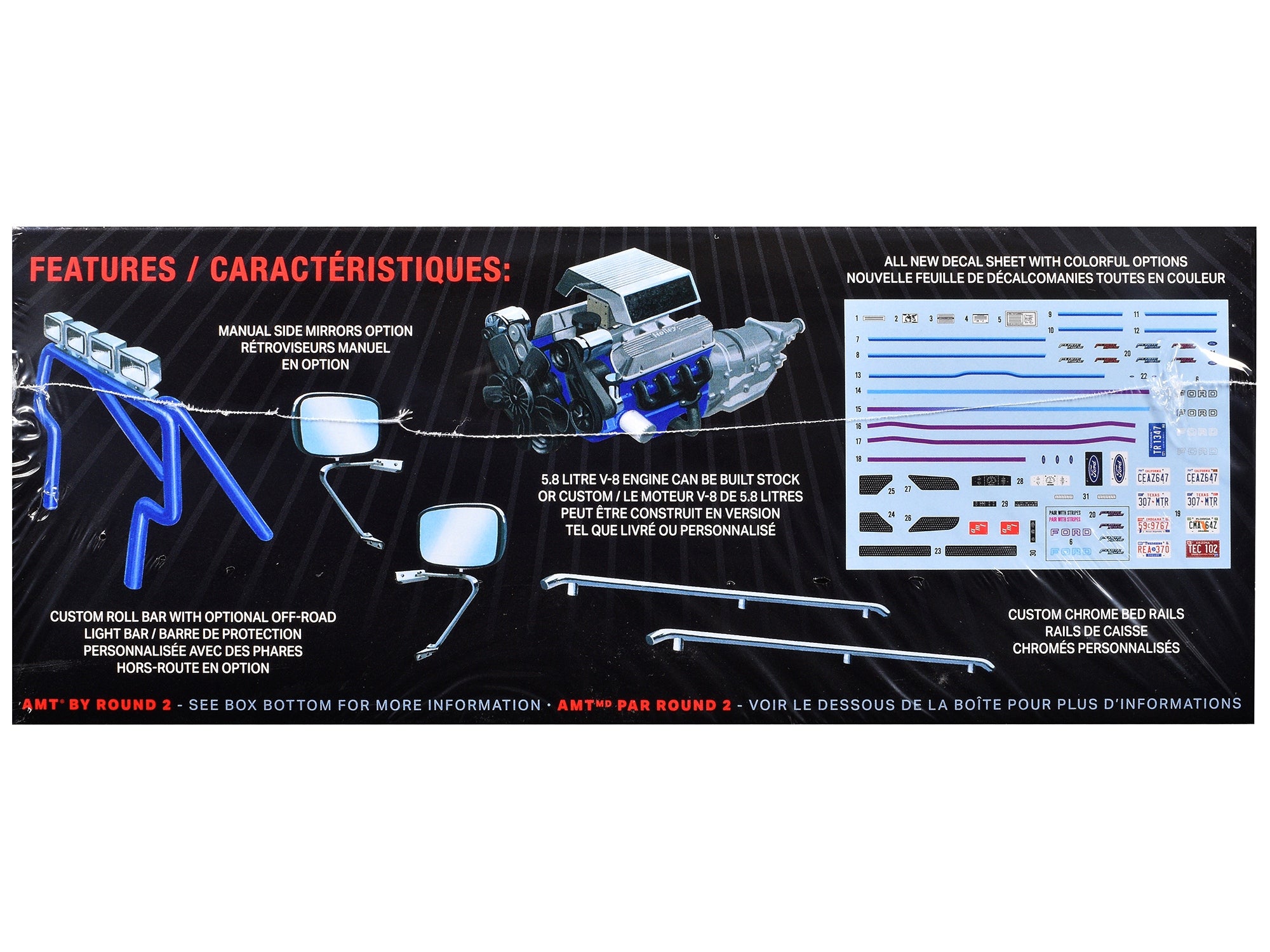 Skill 2 Model Kit 1992 Ford F-150 Flare Side Pickup Truck 1/25 Scale Model by AMT AMT