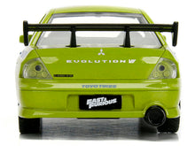 Load image into Gallery viewer, Brian&#39;s Mitsubishi Lancer Evolution VII Green &quot;Fast &amp; Furious&quot; Movie 1/32 Diecast Model Car by Jada Jada
