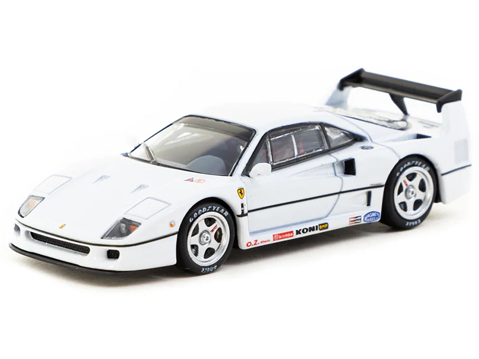 Ferrari F40 White "Road64" Series 1/64 Diecast Model Car by Tarmac Works Tarmac Works