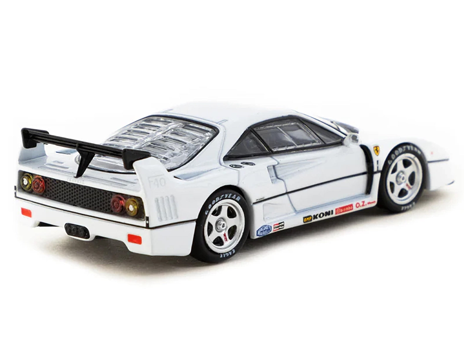 Ferrari F40 White "Road64" Series 1/64 Diecast Model Car by Tarmac Works Tarmac Works