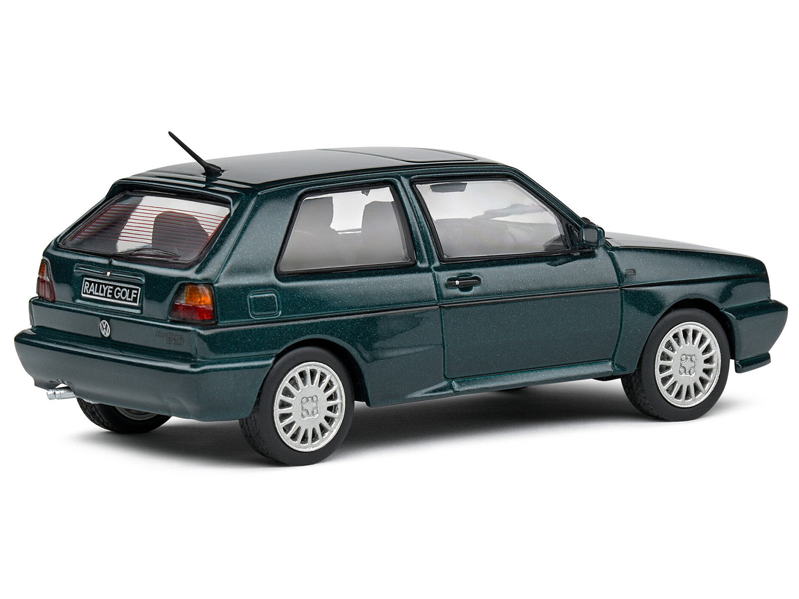 1989 Volkswagen Golf Rallye G60 Green Metallic 1/43 Diecast Model Car by Solido Solido