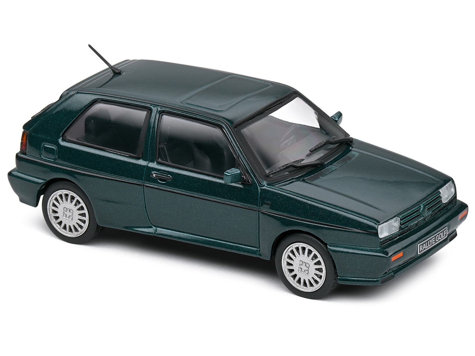 1989 Volkswagen Golf Rallye G60 Green Metallic 1/43 Diecast Model Car by Solido Solido