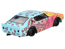 Load image into Gallery viewer, Nissan Skyline Kenmeri &quot;Liberty Walk&quot; RHD (Right Hand Drive) &quot;KUMA&quot; Light Blue and Yellow with Graphics Limited Edition 1/64 Diecast Model Car by Mini GT Mini GT
