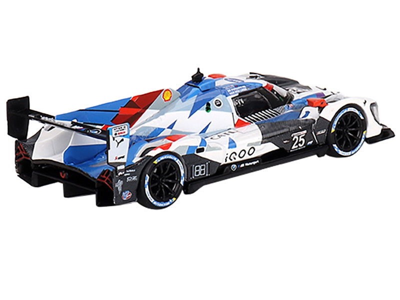 BMW M Hybrid V8 #25 Connor De Phillippi - Sheldon van der Linde - Nick Yelloly "BMW M Team RLL" 2nd Place "12 Hours of Sebring" (2023) Limited Edition to 3960 pieces Worldwide 1/64 Diecast Model Car by Mini GT Mini GT