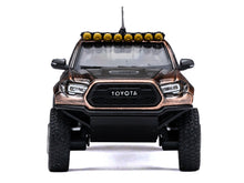 Load image into Gallery viewer, Toyota Tacoma Pre-Runner Pickup Truck Brushed Bronze Metallic with Carbon Hood 1/64 Diecast Model Car by GCD GCD
