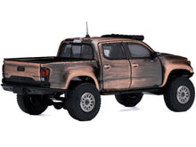 Load image into Gallery viewer, Toyota Tacoma Pre-Runner Pickup Truck Brushed Bronze Metallic with Carbon Hood 1/64 Diecast Model Car by GCD GCD
