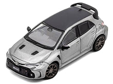 Load image into Gallery viewer, 2022 Toyota GR Corolla RHD (Right Hand Drive) Gray Metallic with Black Top 1/64 Diecast Model Car by GCD GCD
