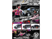 Load image into Gallery viewer, Nissan Skyline GT-R (R34) RHD (Right Hand Drive) Black &quot;Bruce Lee Legacy 50 Year Anniversary&quot; 1/64 Diecast Model Car by Inno Models Inno Models
