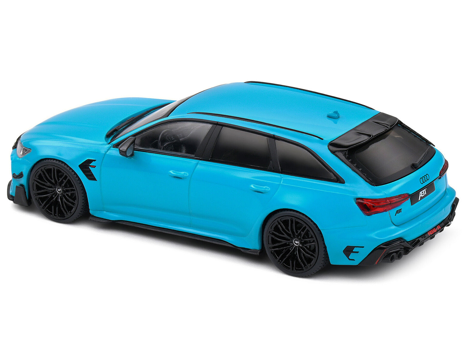 2022 Audi ABT RS 6-R Miami Blue 1/43 Diecast Model Car by Solido Solido