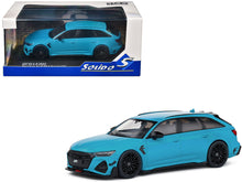 Load image into Gallery viewer, 2022 Audi ABT RS 6-R Miami Blue 1/43 Diecast Model Car by Solido Solido
