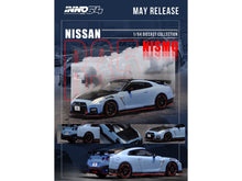 Load image into Gallery viewer, 2022 Nissan GT-R (R35) Nismo Special Edition RHD (Right Hand Drive) Stealth Gray with Carbon Top and Hood 1/64 Diecast Model Car by Inno Models Inno Models
