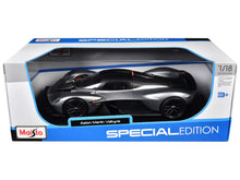 Load image into Gallery viewer, Aston Martin Valkyrie Silver Metallic with Matt Black Top &quot;Special Edition&quot; Series 1/18 Diecast Model Car by Maisto Maisto
