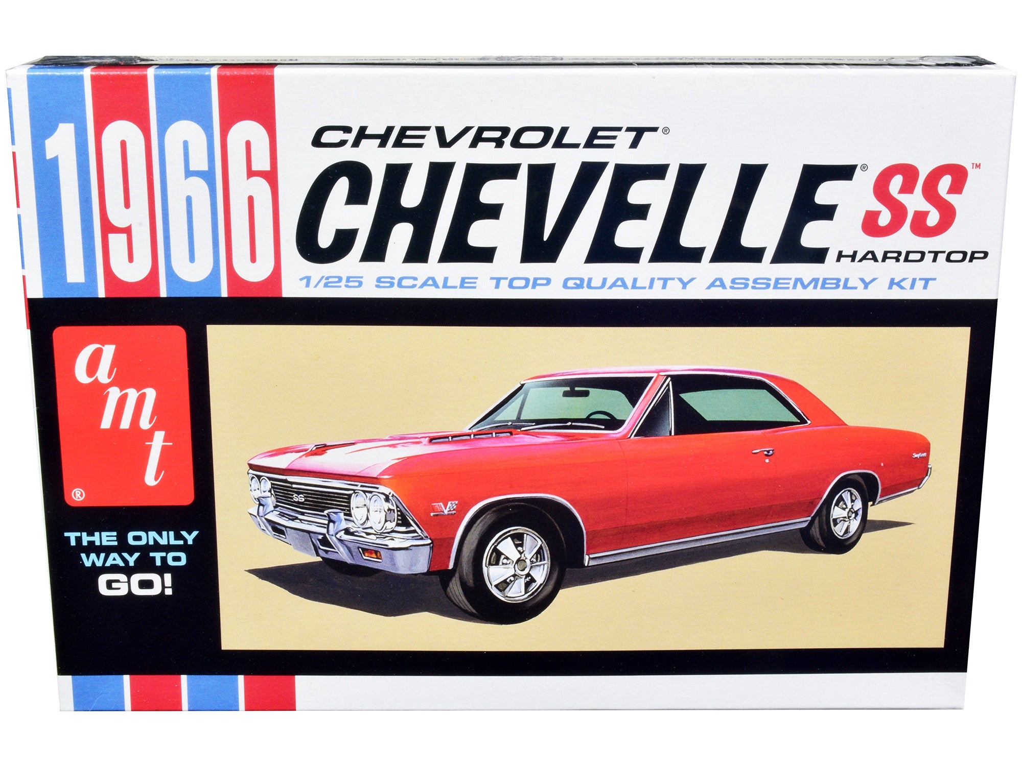 Skill 2 Model Kit 1966 Chevrolet Chevelle SS Hardtop 1/25 Scale Model by AMT AMT