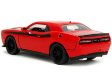 Load image into Gallery viewer, 2015 Dodge Challenger Red with Black Stripes and Glenn Diecast Figure &quot;The Walking Dead&quot; (2010-2022) TV Series &quot;Hollywood Rides&quot; Series 1/24 Diecast Model Car by Jada Jada
