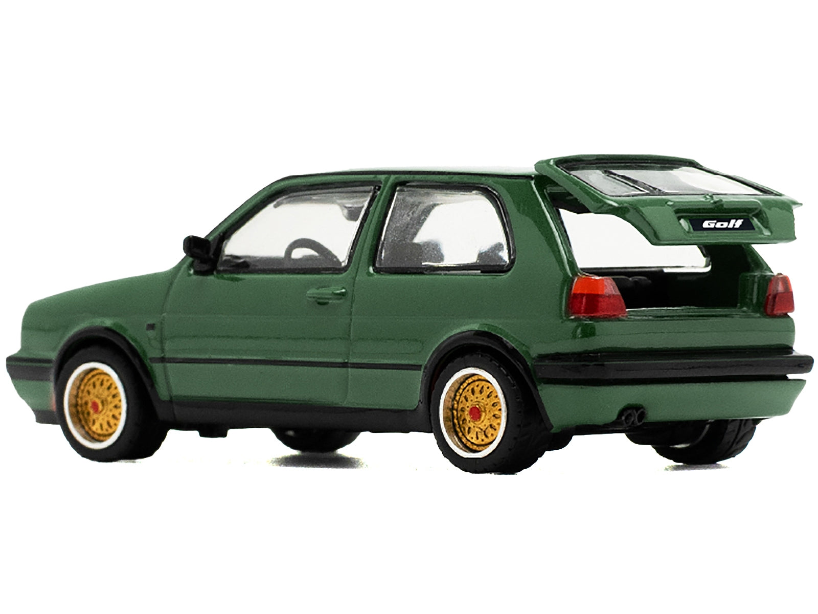 Volkswagen Golf GTI MK2 Green 1/64 Diecast Model Car by Pop Race Pop Race