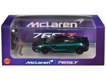 Load image into Gallery viewer, McLaren 765LT Chameleon Purple with Black Top and Extra Wheels 1/64 Diecast Model Car by CM Models CM Models
