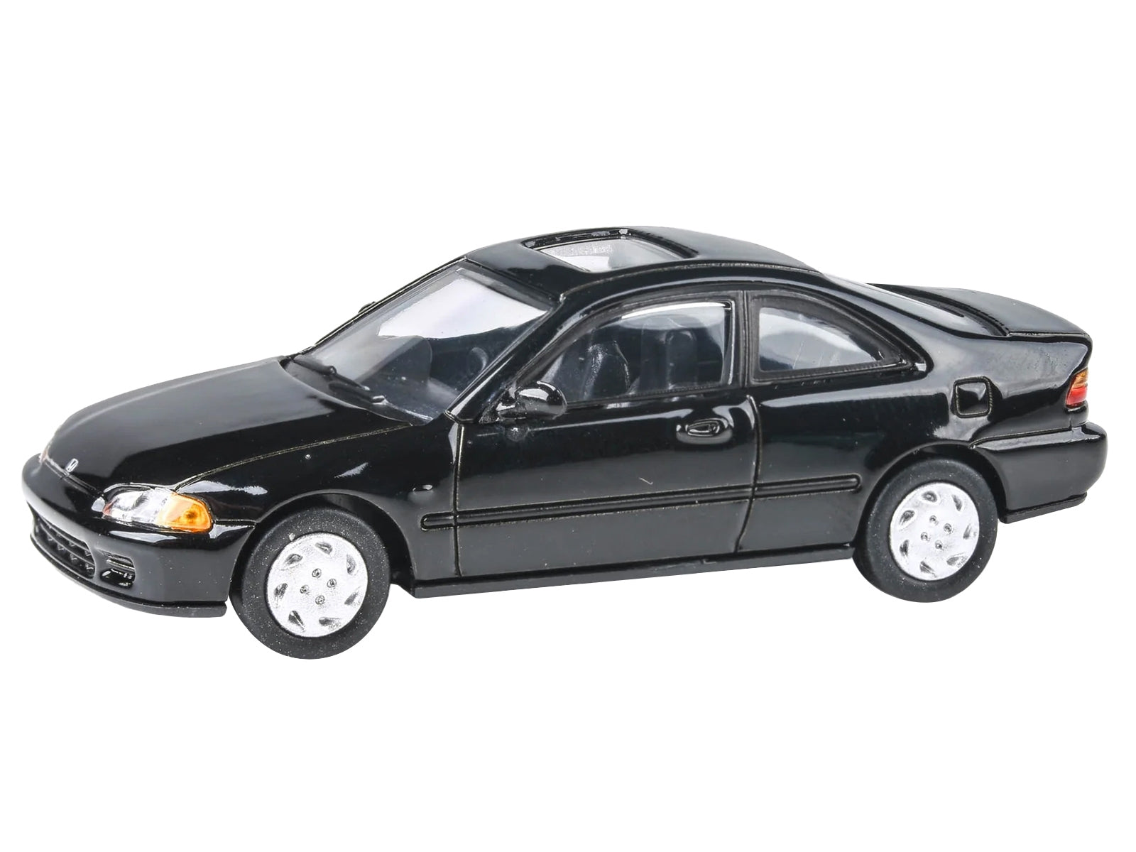 1995 Honda Civic Coupe EJ1 Black with Sunroof 1/64 Diecast Model Car by Paragon Models Paragon