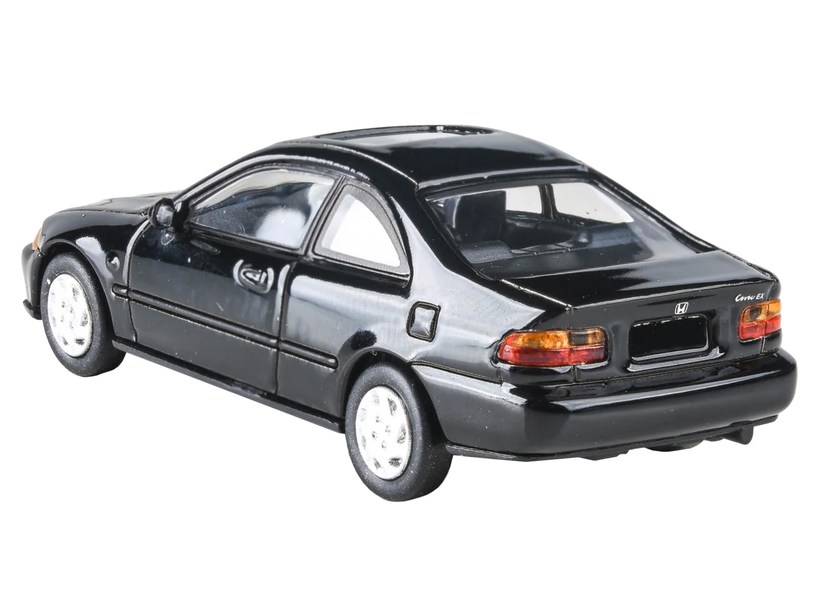 1995 Honda Civic Coupe EJ1 Black with Sunroof 1/64 Diecast Model Car by Paragon Models Paragon