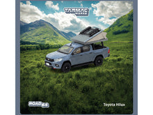 Load image into Gallery viewer, Toyota Hilux Pickup Truck RHD (Right Hand Drive) Gray with Camping Equipment &quot;Road64&quot; Series 1/64 Diecast Model Car by Tarmac Works Tarmac Works
