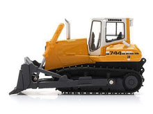 Load image into Gallery viewer, Liebherr PR 744 Bulldozer Yellow with White Top 1/87 (HO) Diecast Model Car by Schuco Schuco
