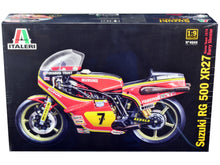 Load image into Gallery viewer, Skill 5 Model Kit Suzuki RG 500 XR27 Motorcycle #7 Barry Sheene &quot;Heron Team&quot; (1978) 1/9 Scale Model by Italeri Italeri
