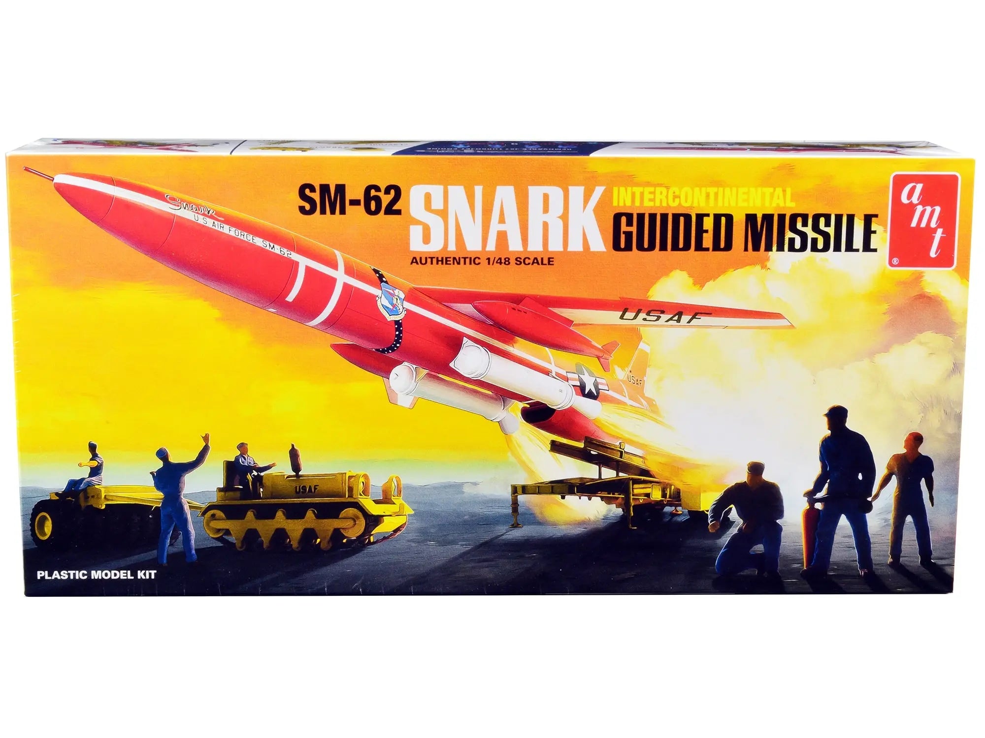 Skill 2 Model Kit Northrop SM-62 Snark Intercontinental Guided Missile 1/48 Scale Model by AMT AMT