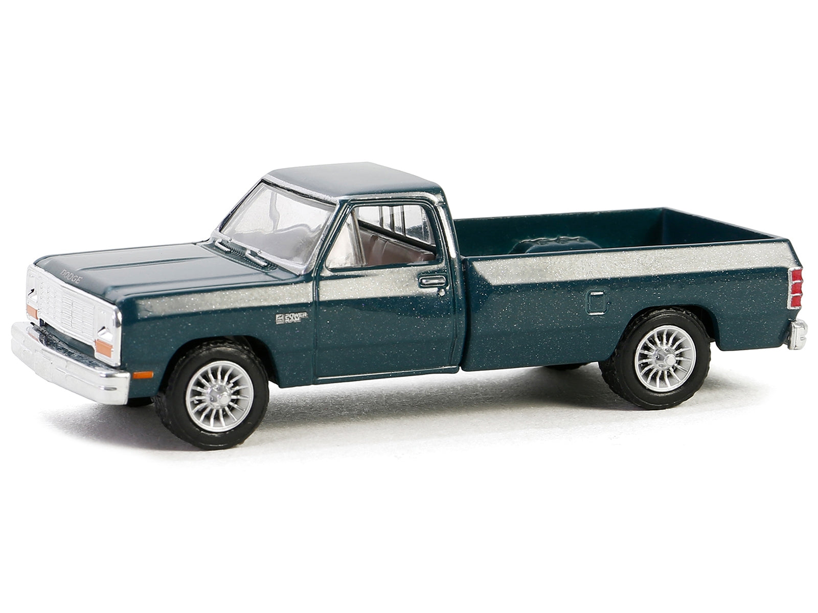 1982 Dodge Ram W250 Power Ram Pickup Truck Seaspray Green Metallic "Down on the Farm" Series 9 1/64 Diecast Model by Greenlight Greenlight