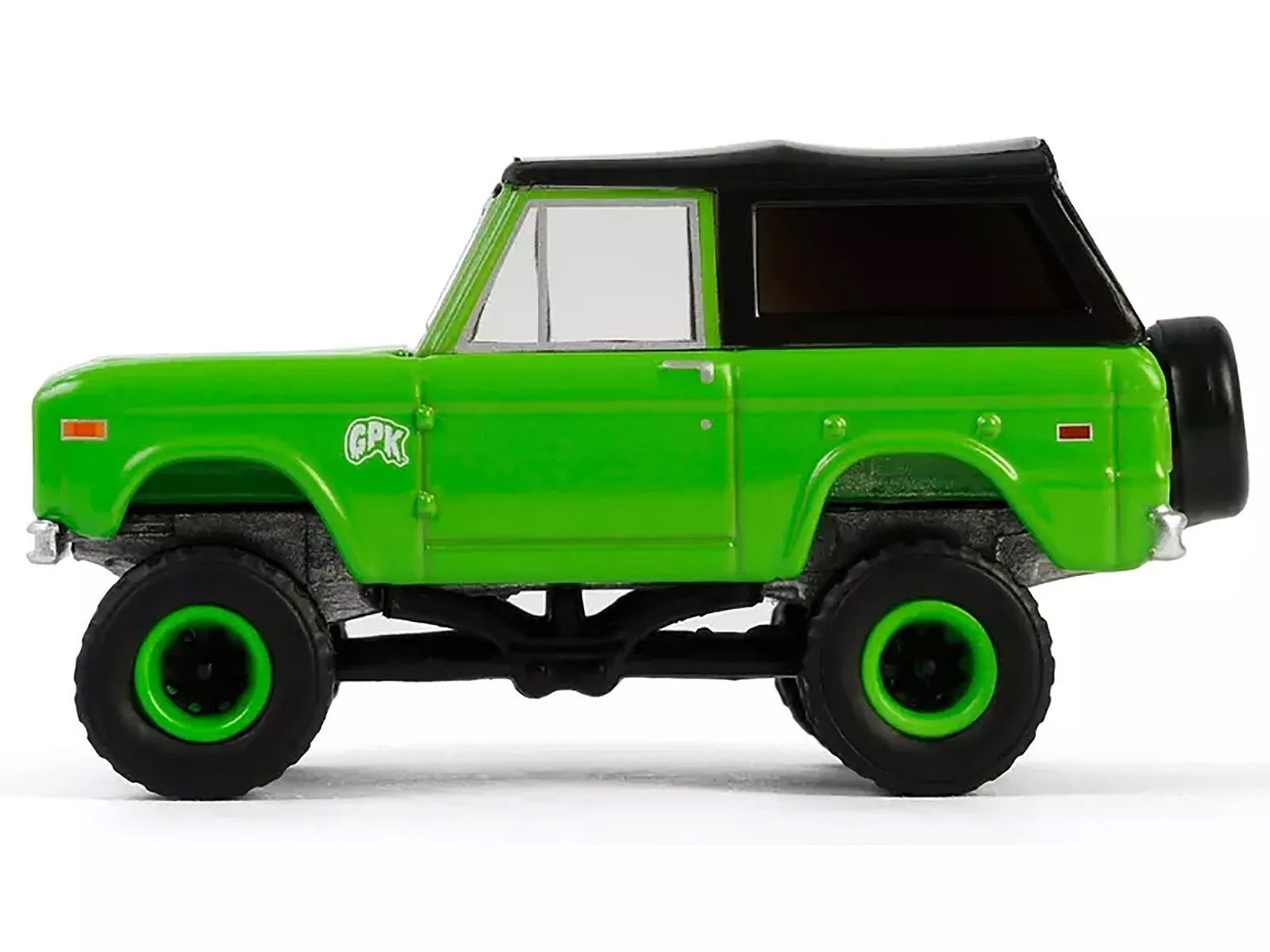 1969 Ford Bronco "Garbage Pail Kids: Super Snotty" Green with Black Top "San Diego Comic-Con 2024 Exclusive" 1/64 Diecast Model Car by Greenlight Greenlight