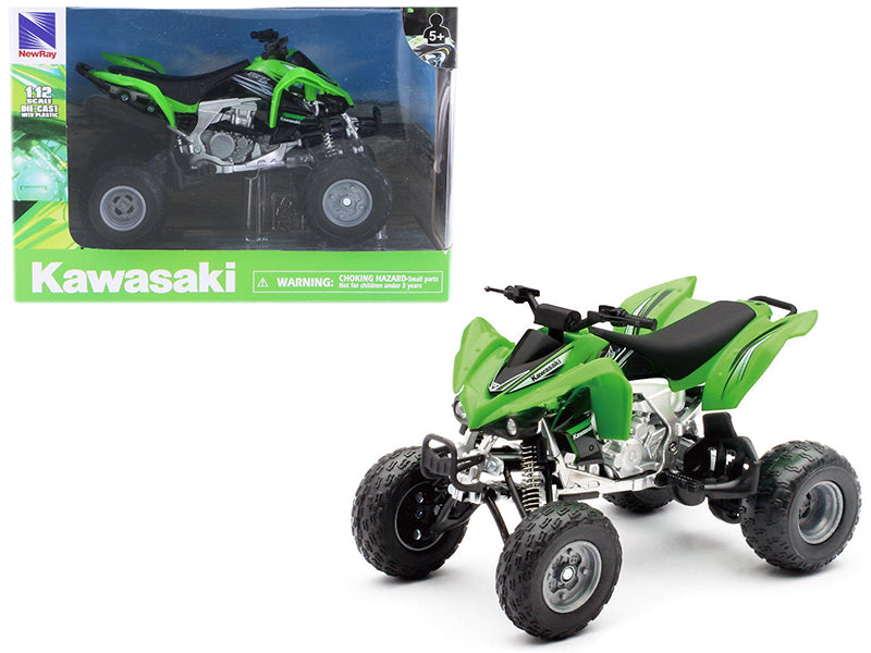 Kawasaki KFX 450R ATV Green 1/12 Motorcycle Model by New Ray New Ray