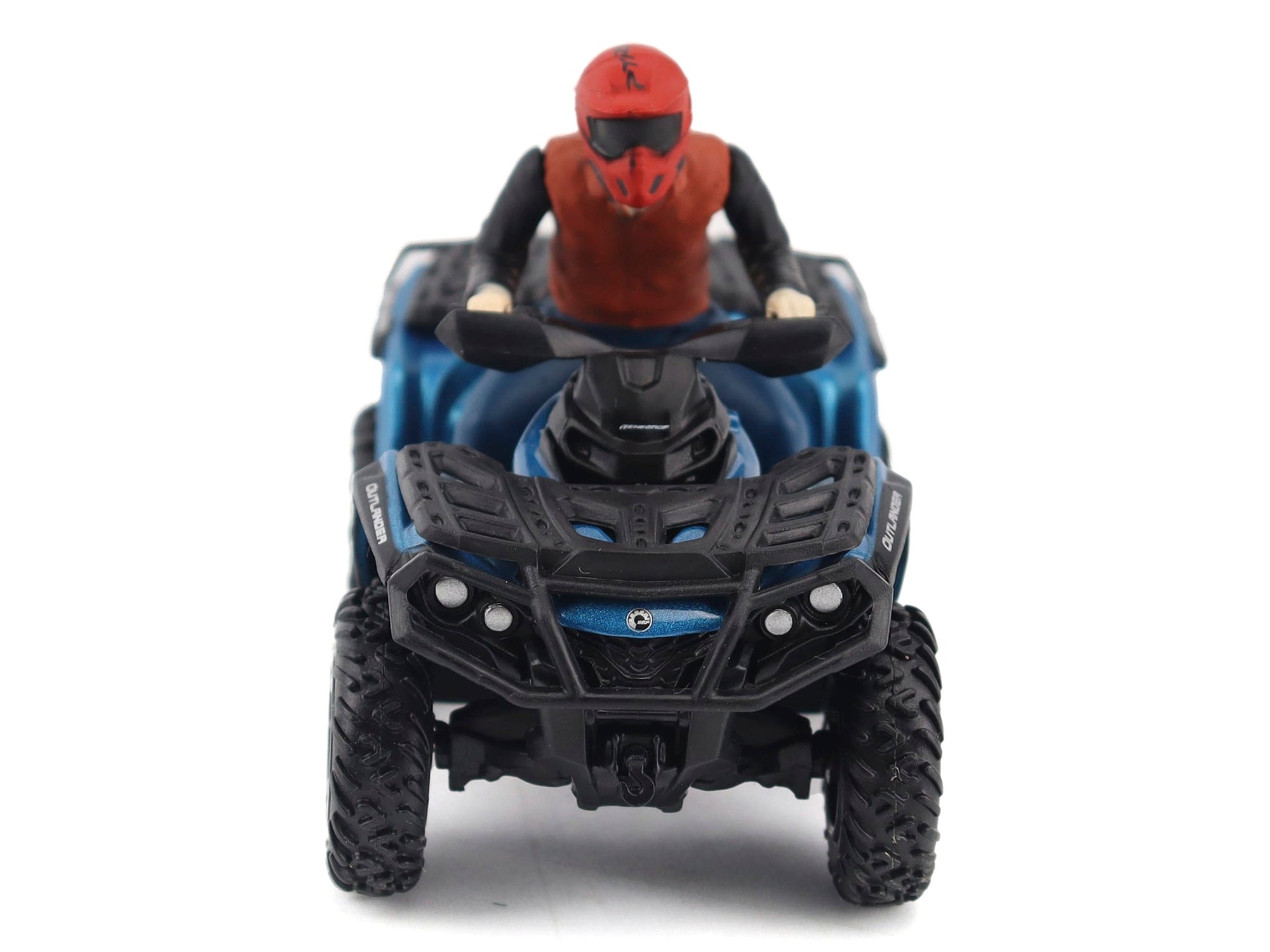 Can-Am Outlander XT 1000R ATV Oxford Blue Metallic with Driver Figure 1/32 Diecast Model by BRP Models BRP Models